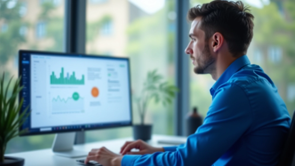 SEO professional reviewing website structure and technical metrics on desktop monitor with multiple browser windows open